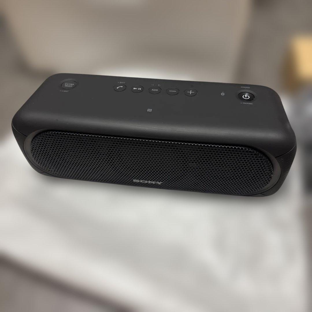Sony SRS-XB40 ワイヤレスポータブルスピーカー（ブラック）