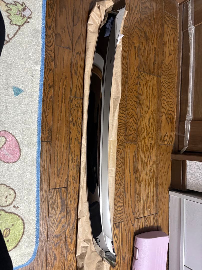 60ハリアー前期フードガーニッシュメッキ