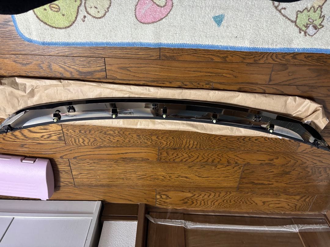 60ハリアー前期フードガーニッシュメッキ