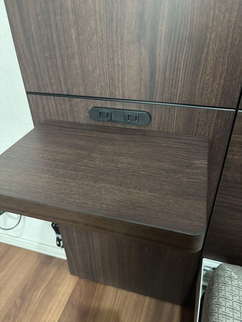 【さや】大塚家具 シングルベッドフレーム ダークブラウン