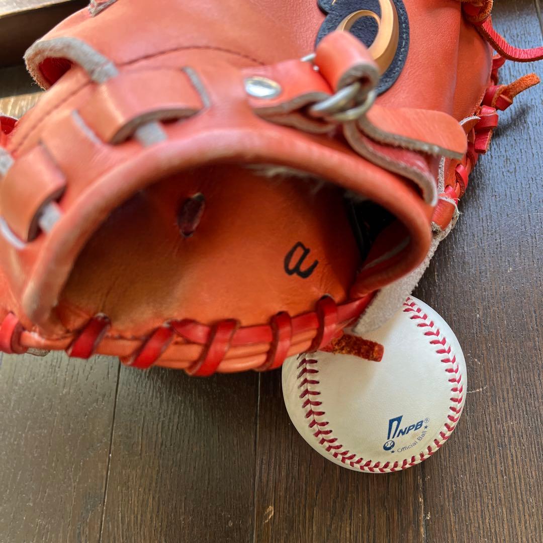 硬式用キャッチャーミット asics製NEOREVIVE BGH8MCオレンジ