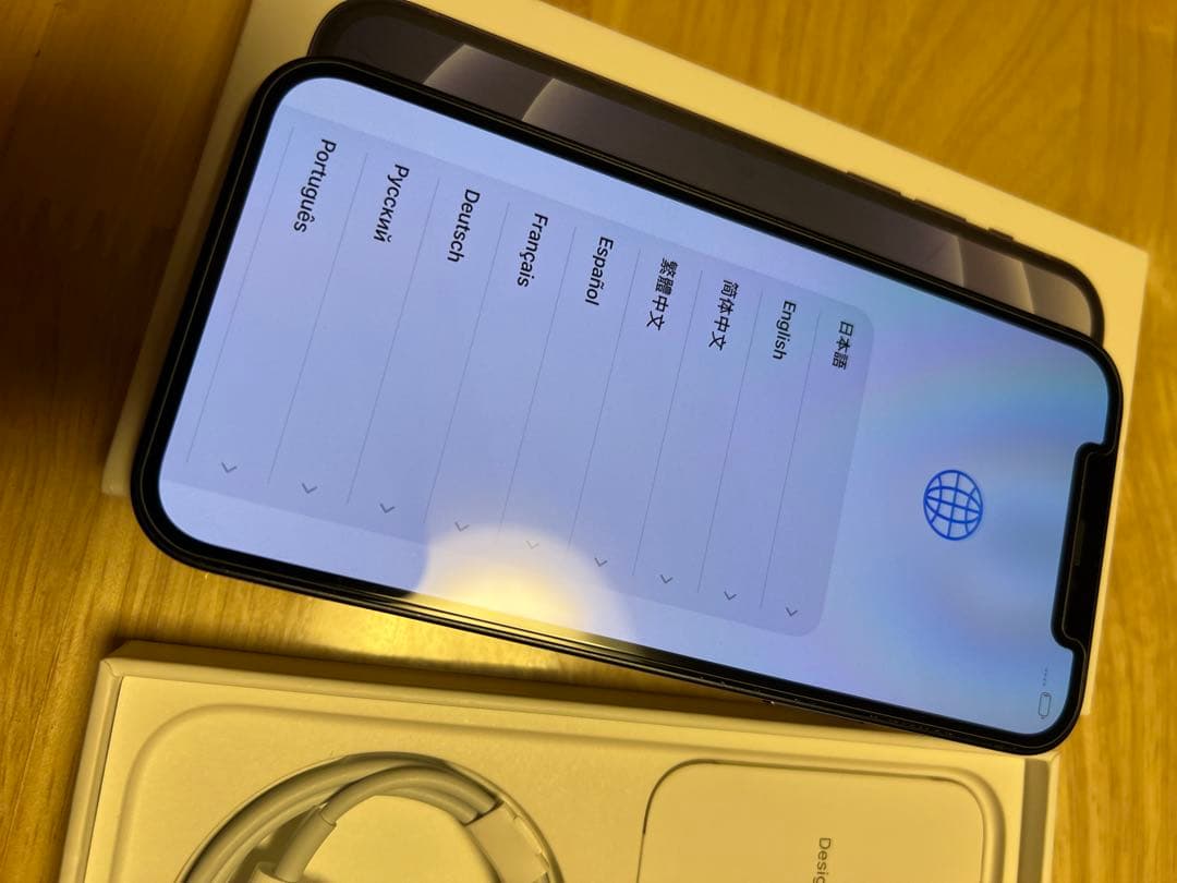 美品 iPhone 12 ブラック 64GB 本体 箱・充電ケーブル付き