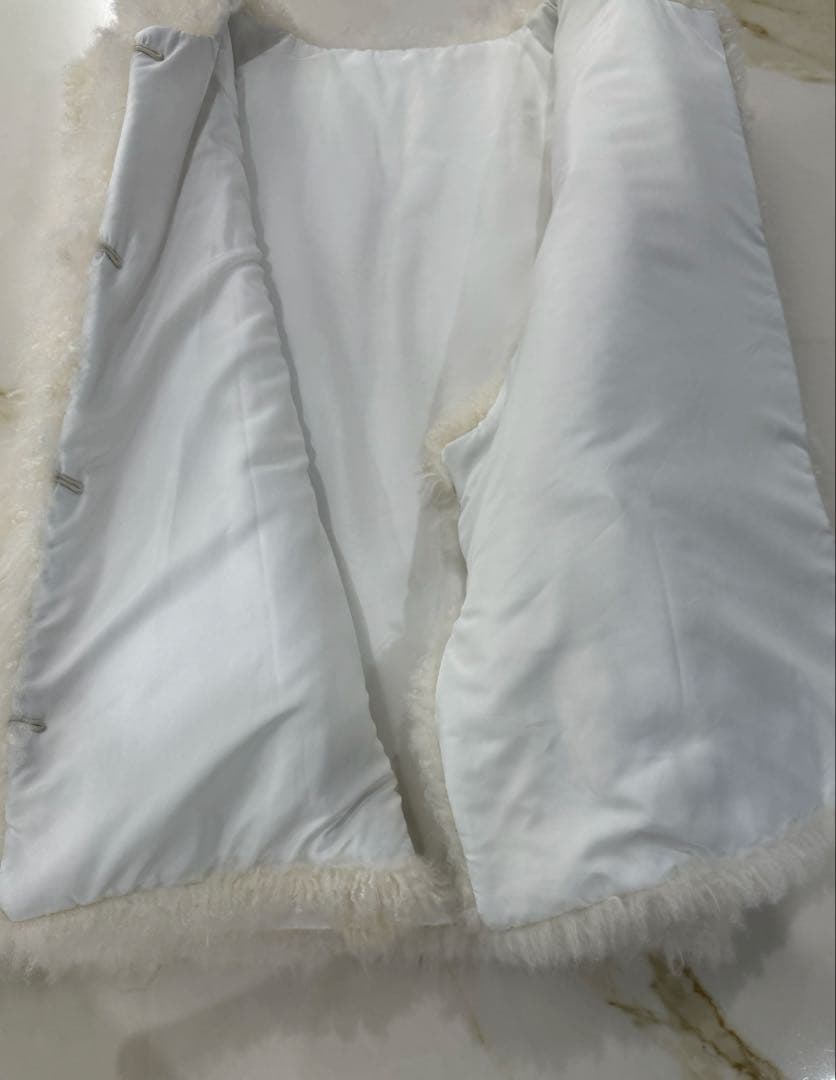 石井毛皮　u-big カシミヤファーベスト