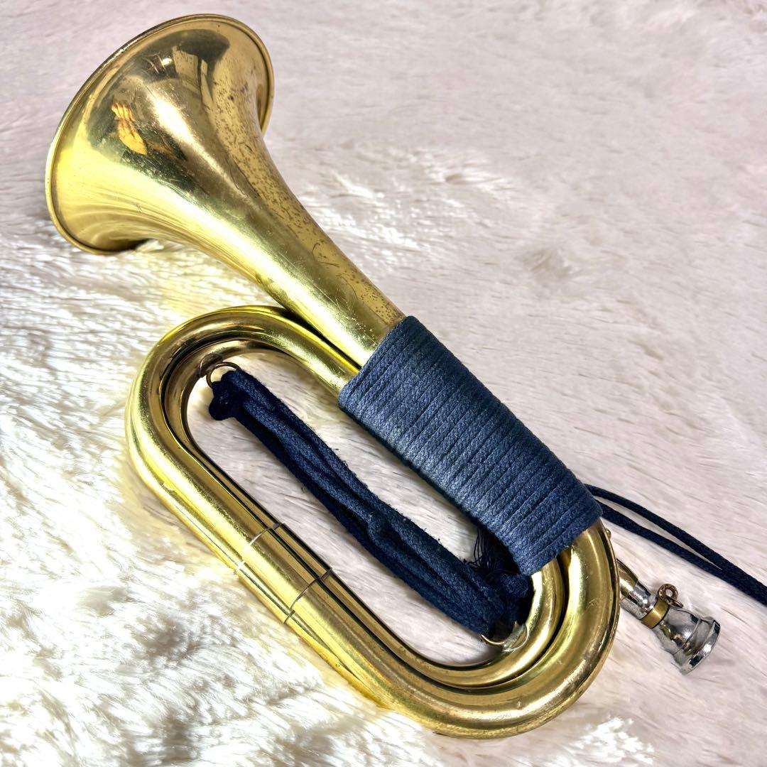 HOLST ホルスト 浜松まつりラッパ 信号ラッパ 3つ巻き ゴールド 金3連