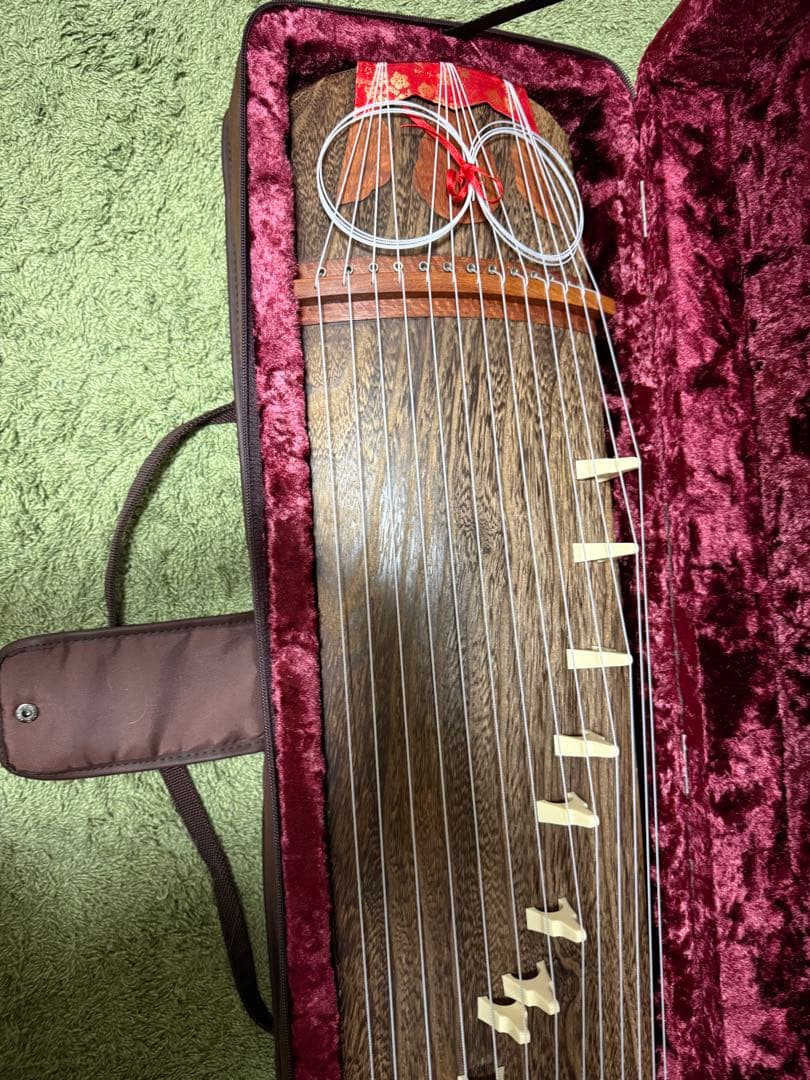 ゼンオン 文化琴 13弦 和楽器】ソフトケース・柱付き ZENON 88cm