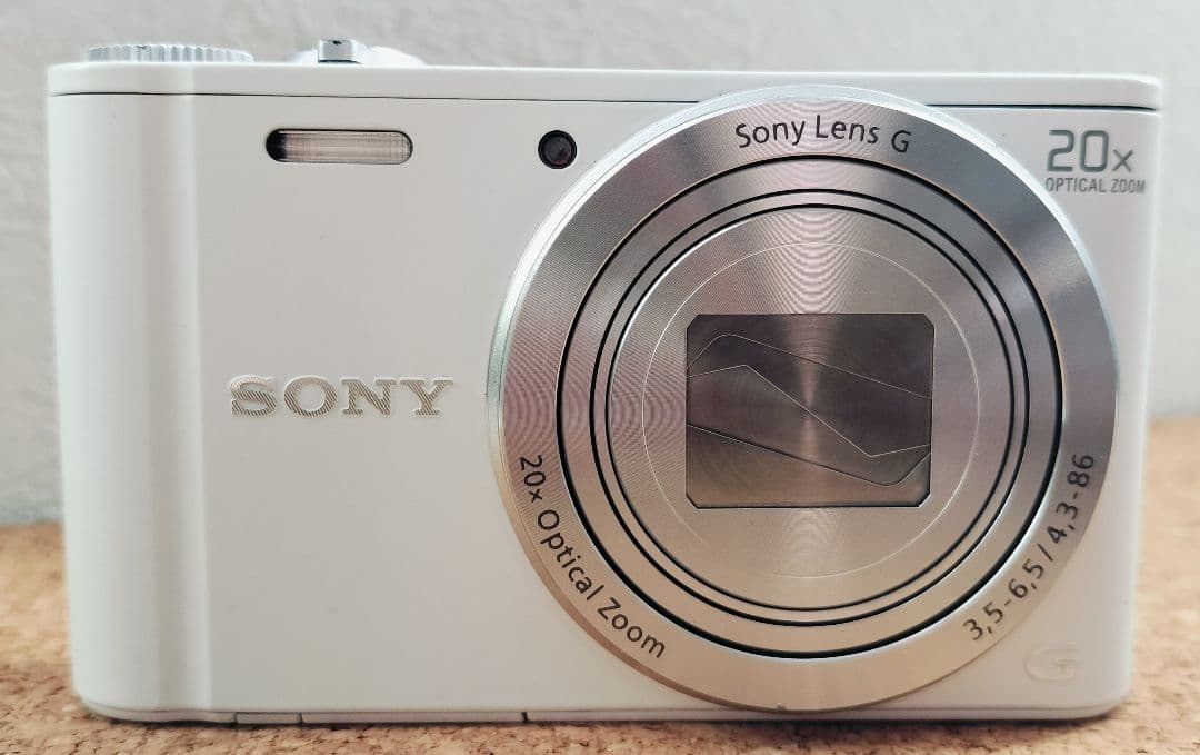 【動作良好】SONY　DSC-WX300　ホワイト　サイバーショット　デジカメ