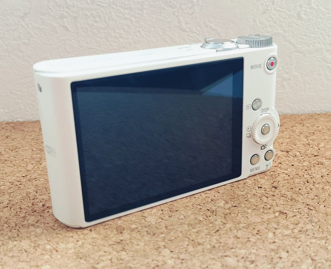 【動作良好】SONY　DSC-WX300　ホワイト　サイバーショット　デジカメ