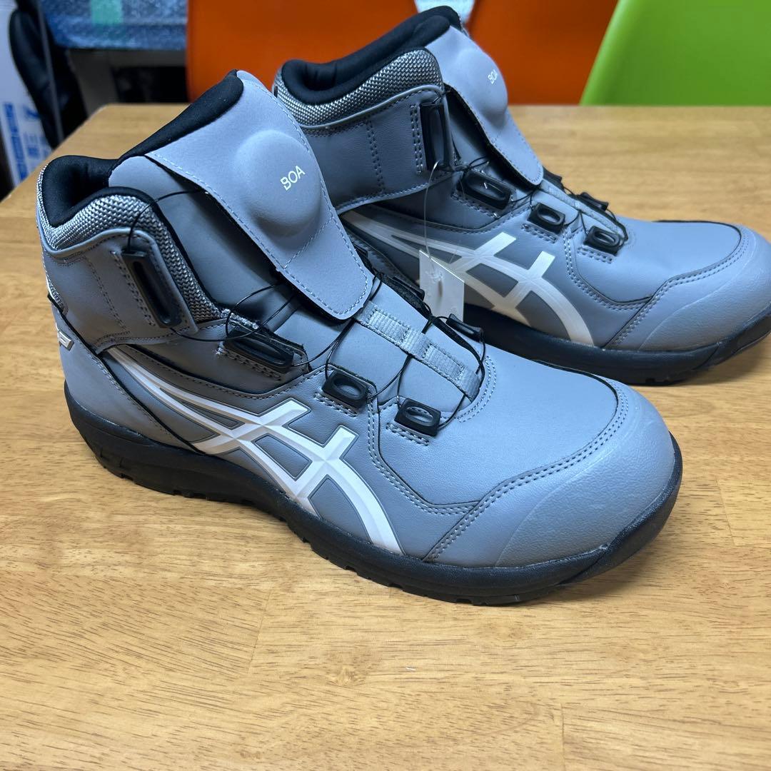 安全靴　ASICS BOAシステム　26.5cm グレー　新品　未使用　箱無し