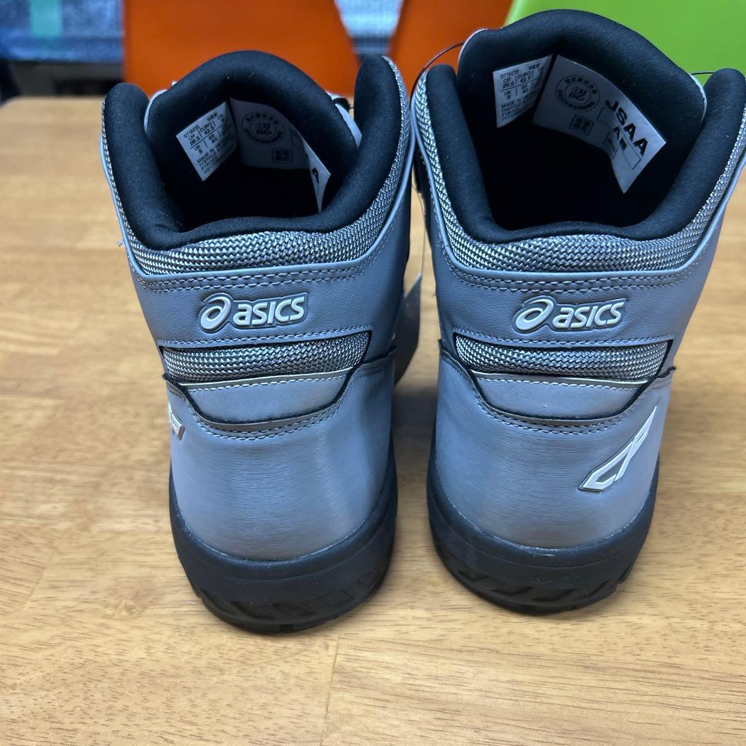 安全靴　ASICS BOAシステム　26.5cm グレー　新品　未使用　箱無し