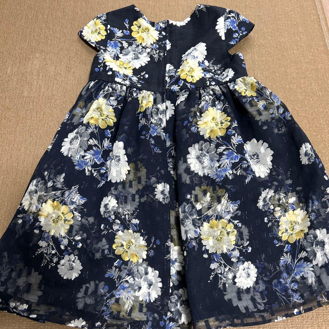 n*x様 タルティーヌエショコラ　花柄 ドレス カーディガン セット　110