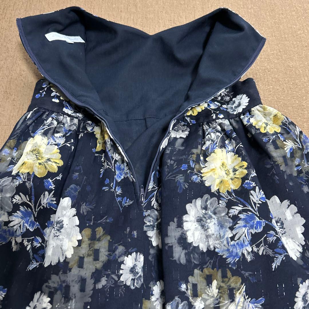 n*x様 タルティーヌエショコラ　花柄 ドレス カーディガン セット　110