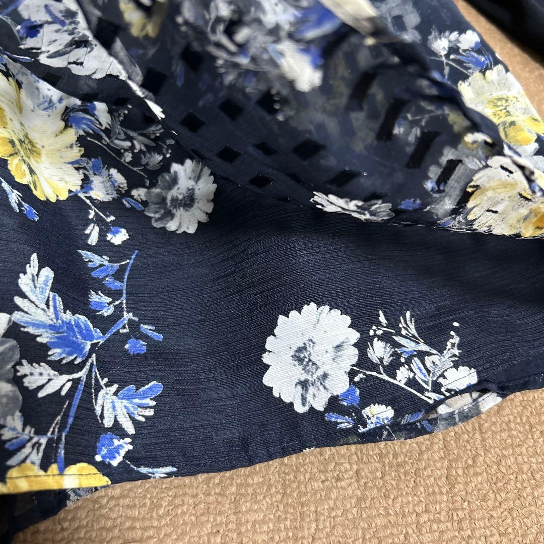 n*x様 タルティーヌエショコラ　花柄 ドレス カーディガン セット　110