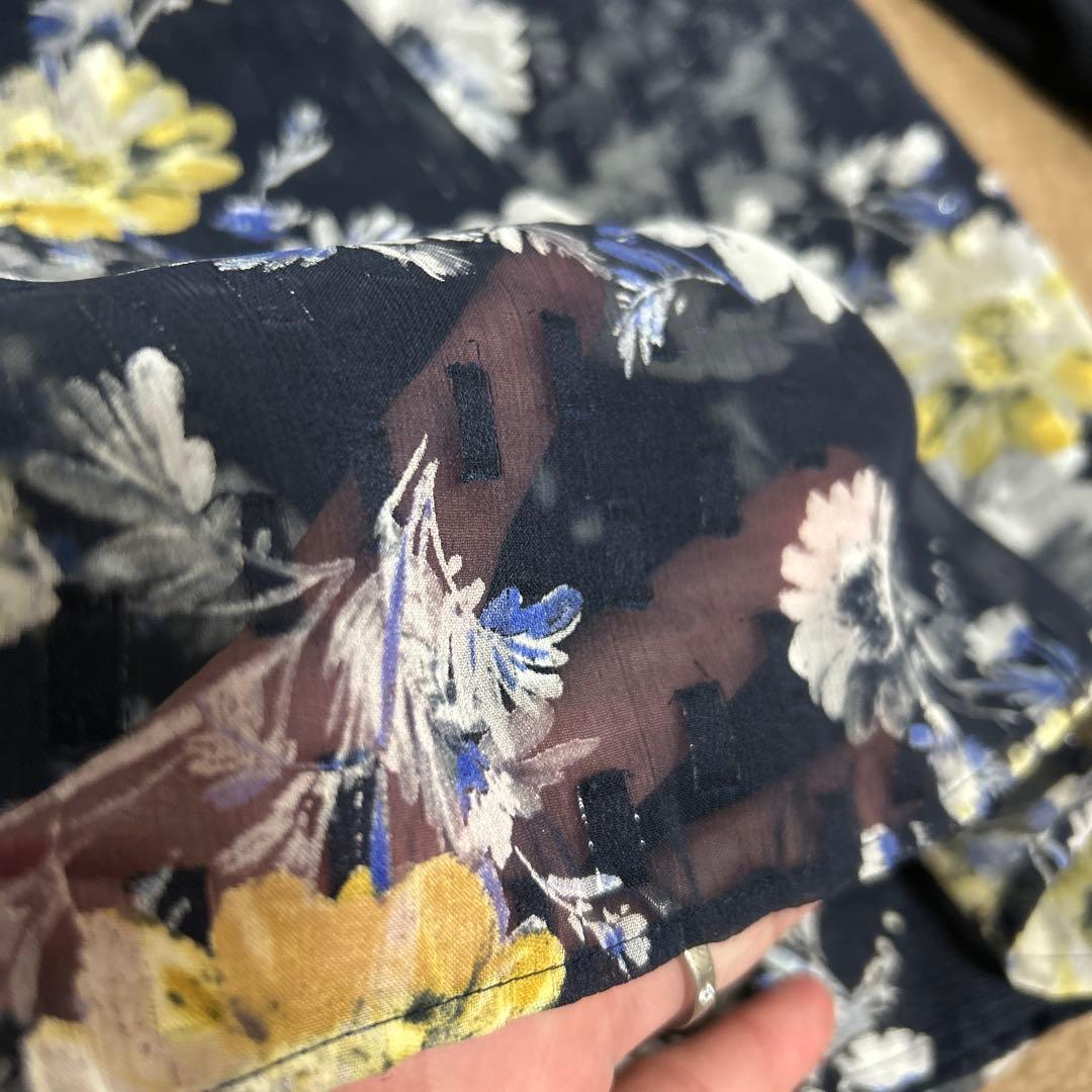 n*x様 タルティーヌエショコラ　花柄 ドレス カーディガン セット　110