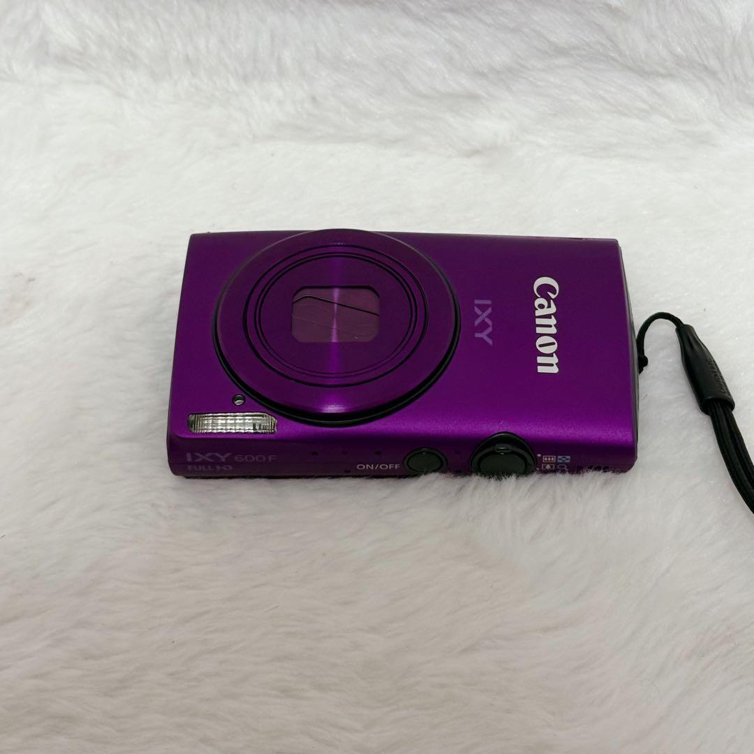 【極美品】Canon IXY600F デジタルカメラ パープル 紫