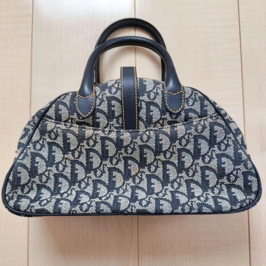 Dior ロゴ入りハンドバッグ ネイビー