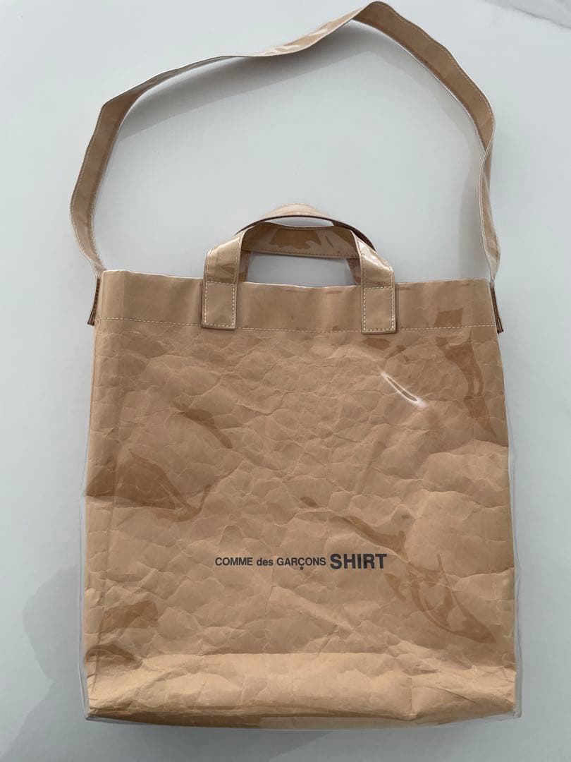 コムデギャルソンシャツ PVCトートバッグ