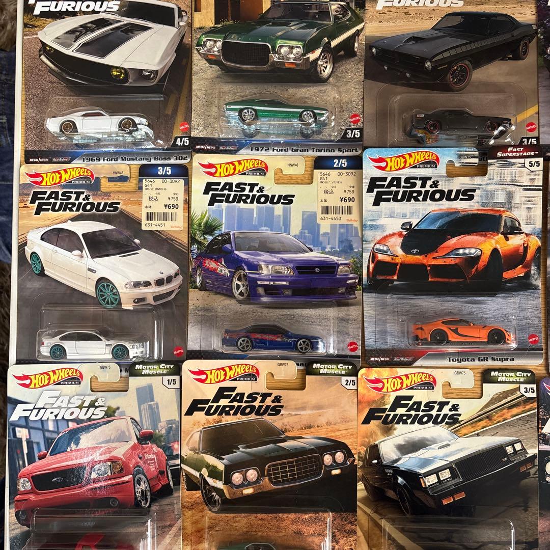 ホットウィール FAST & FURIOUS ミニカー 24台セット