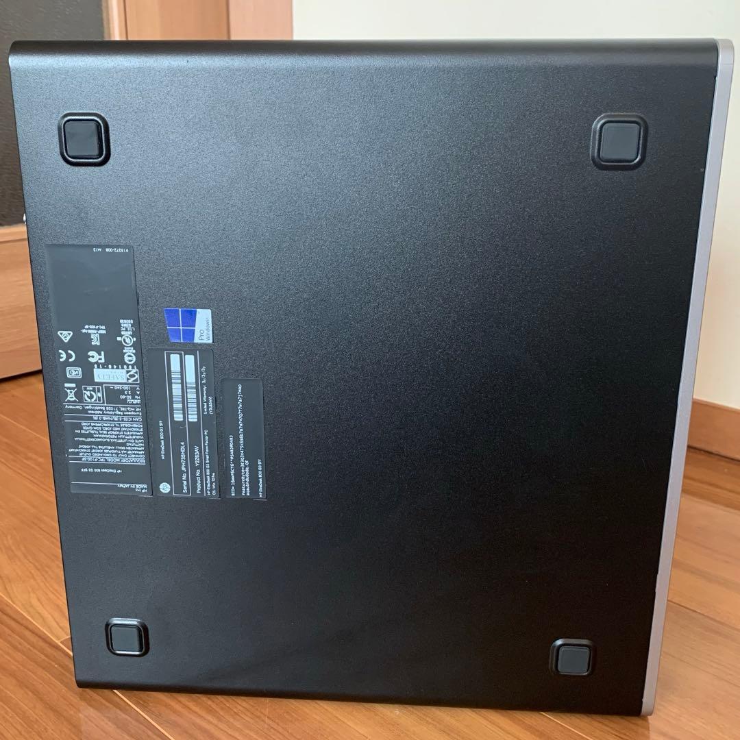 ミニPC HP EliteDesk 800 G3 SFF corei7 8G 500GB
