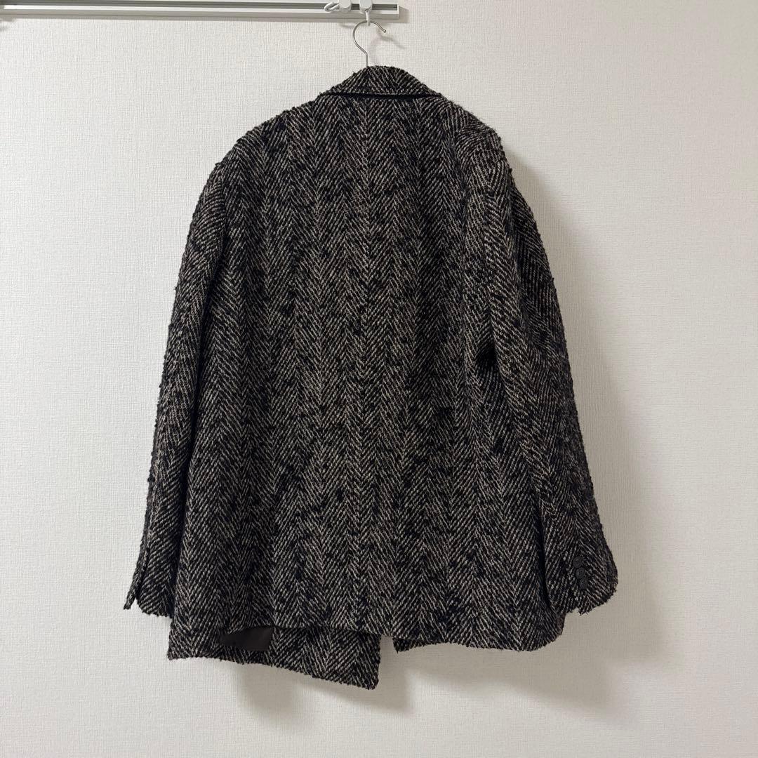 Spick & Span ヘリンボンツイードジャコット
