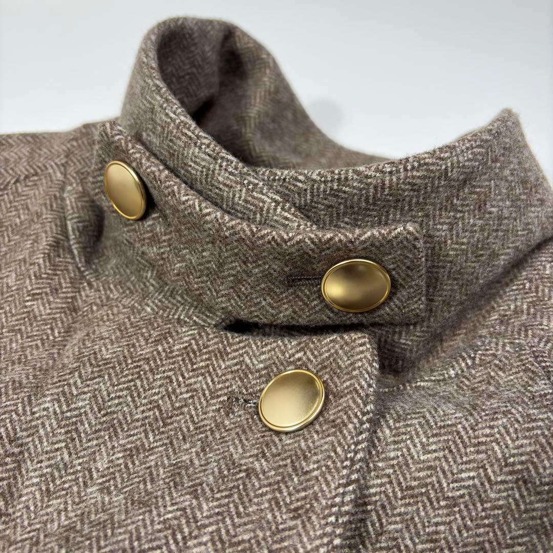 新品タグ付 グローバルワーク カロヤカSTRエリ2WAYコート チンタブ L