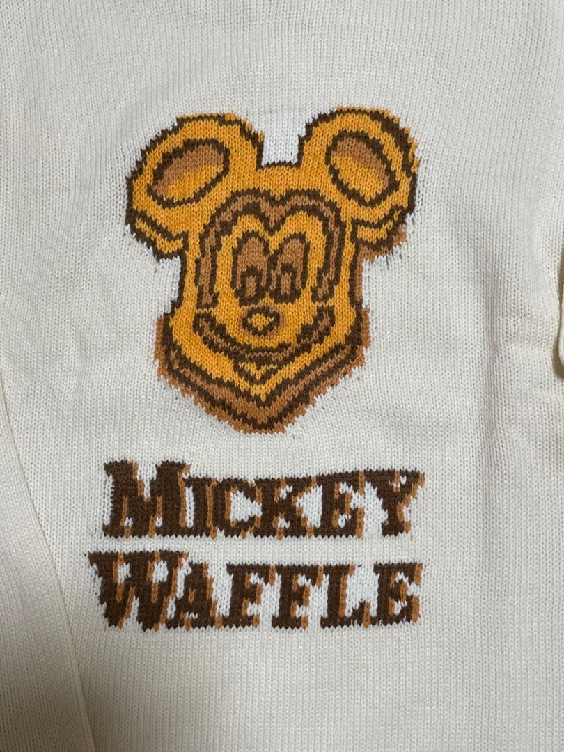 2枚まとめ売り！ディズニーリゾート 新品 ワッフルセーター ミッキー
