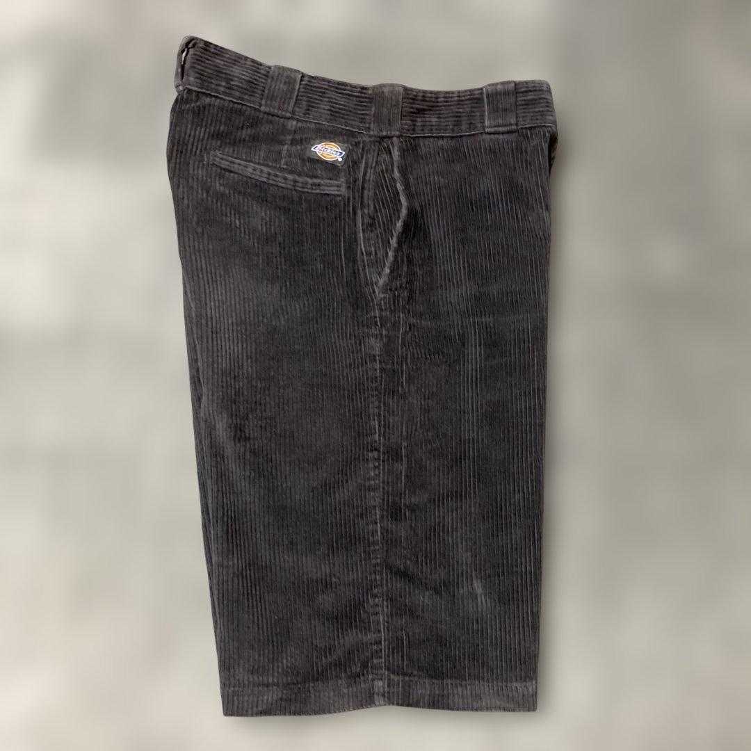 90s Dickies USA製 コーデュロイ ショートパンツ ブラック