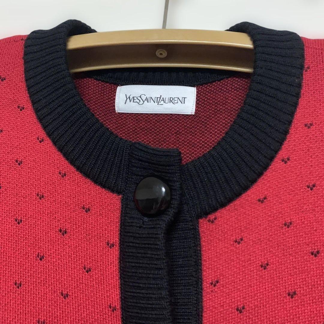 極美品Yves Saint Laurent（イヴサンローラン）ニットワンピースM