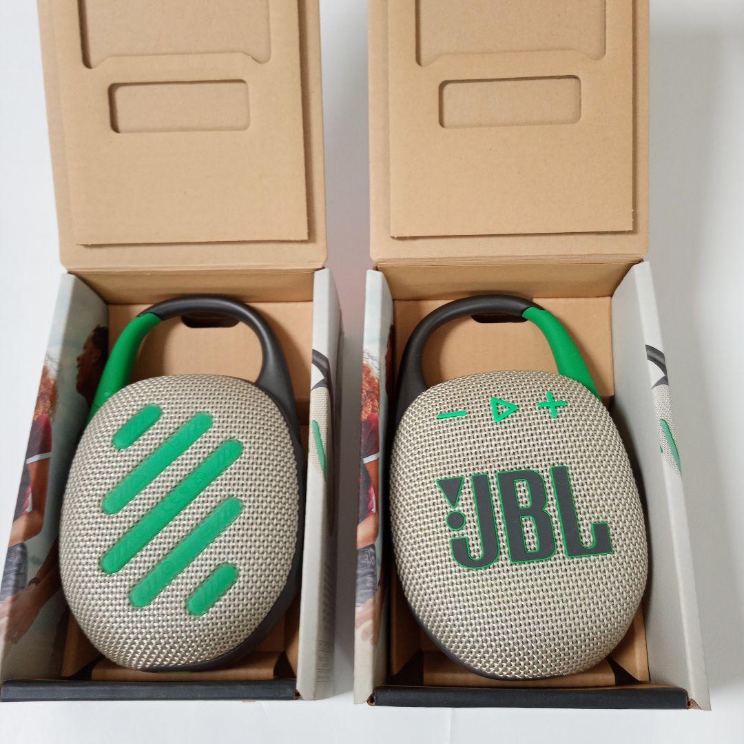 JBL CLIP5 ウィンブルドングリーン ワイヤレススピーカー 二台組