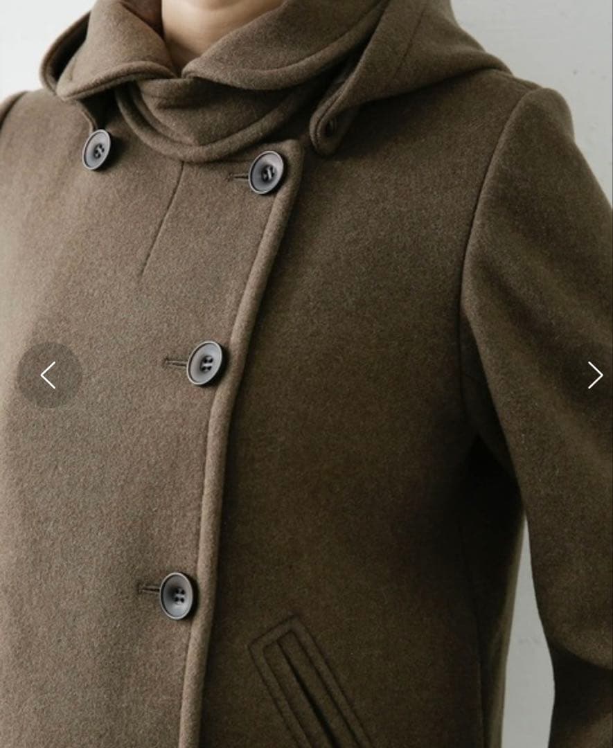 試着のみ！アーバンリサーチ　ドアーズ　ショールカラー2WAYロングコート