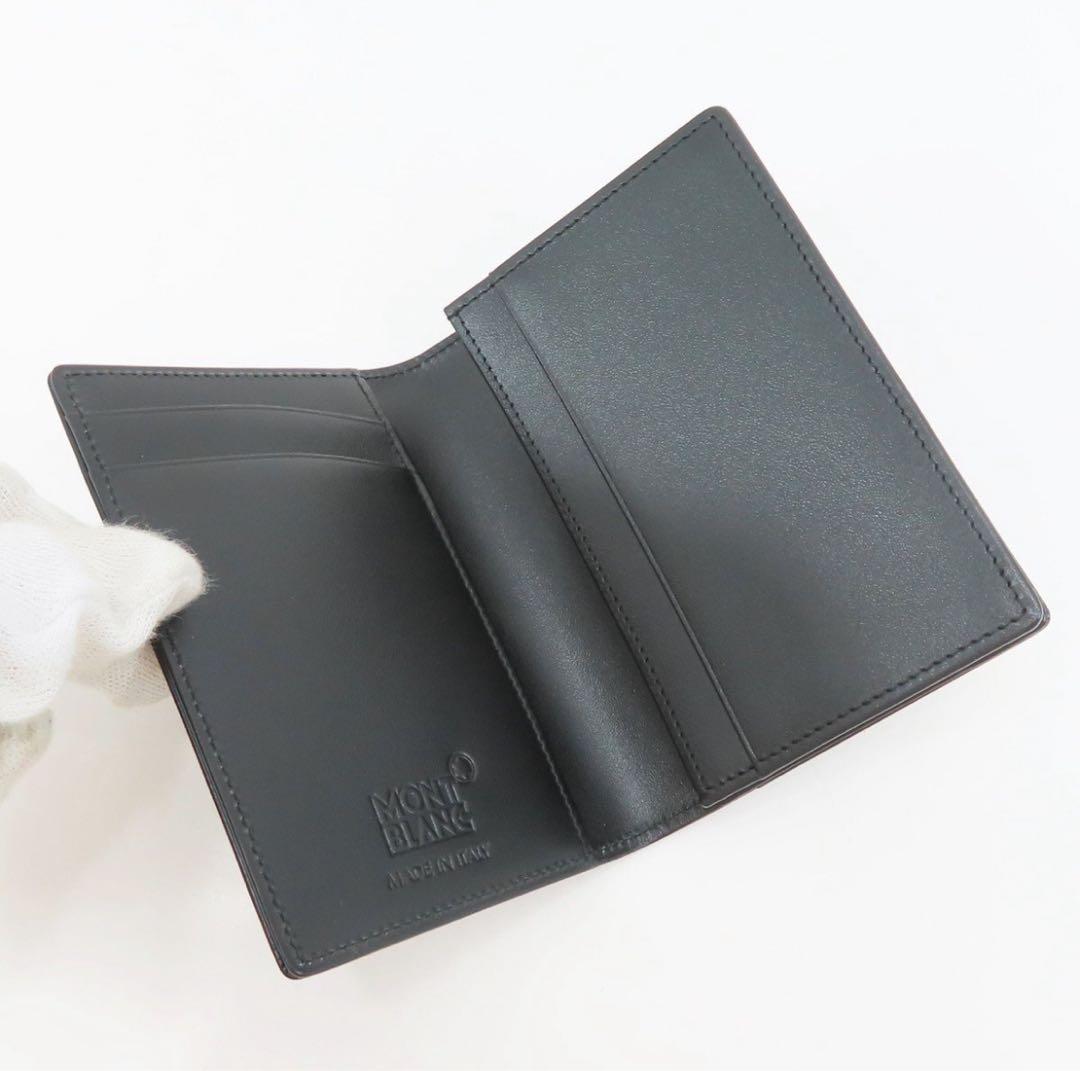極上美品　MONTBLANC モンブラン　カードケース　名刺入れ　ビジネス　黒