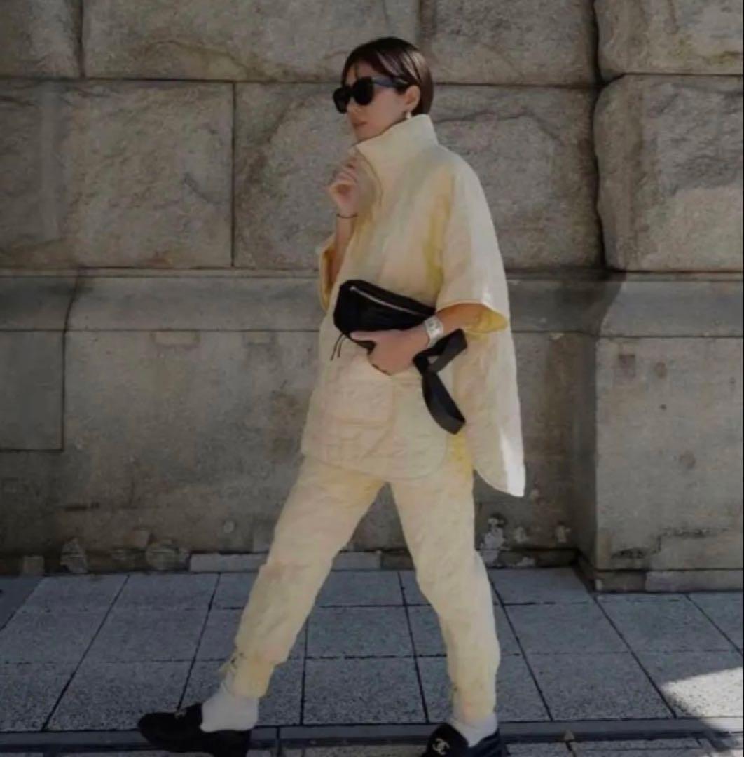 マチャット　キルティング　パンツ　アイボリー