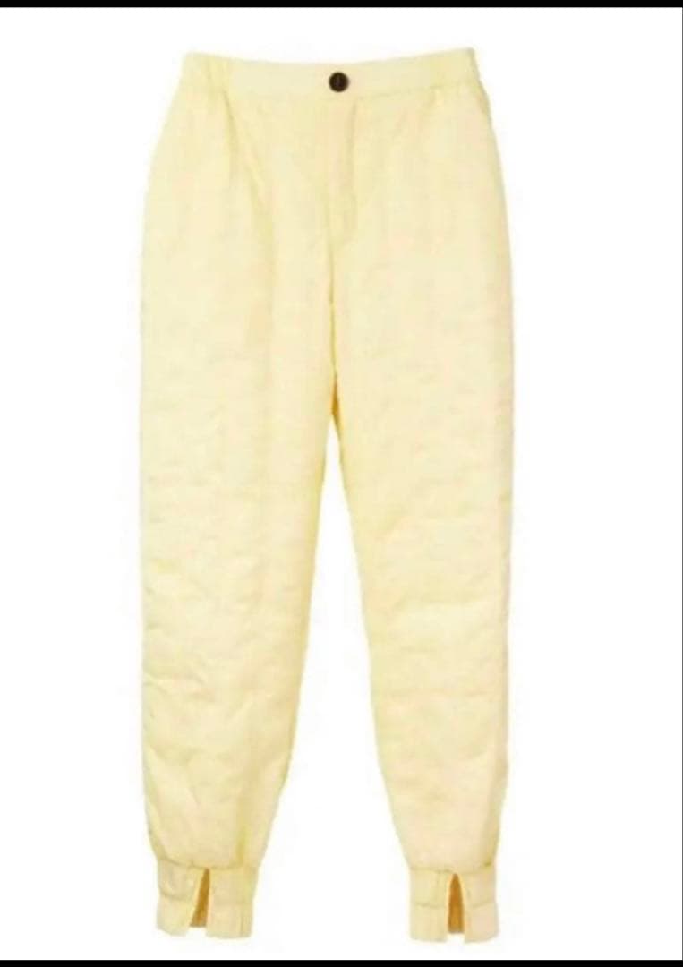 マチャット　キルティング　パンツ　アイボリー