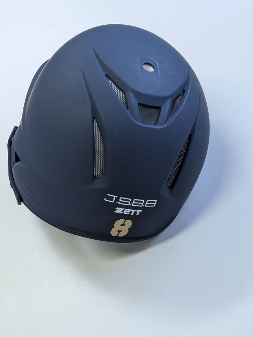 ゼット（ZETT） 軟式打者用片耳ヘルメット 顎ガード付き つや消し加工