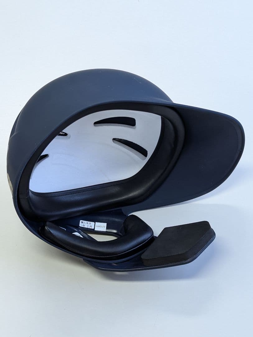 ゼット（ZETT） 軟式打者用片耳ヘルメット 顎ガード付き つや消し加工