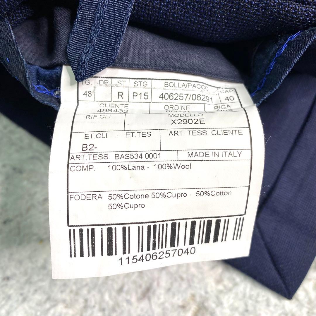 良品✨ボリオリ テーラード Dover シェルボタン アンコン ネイビー L