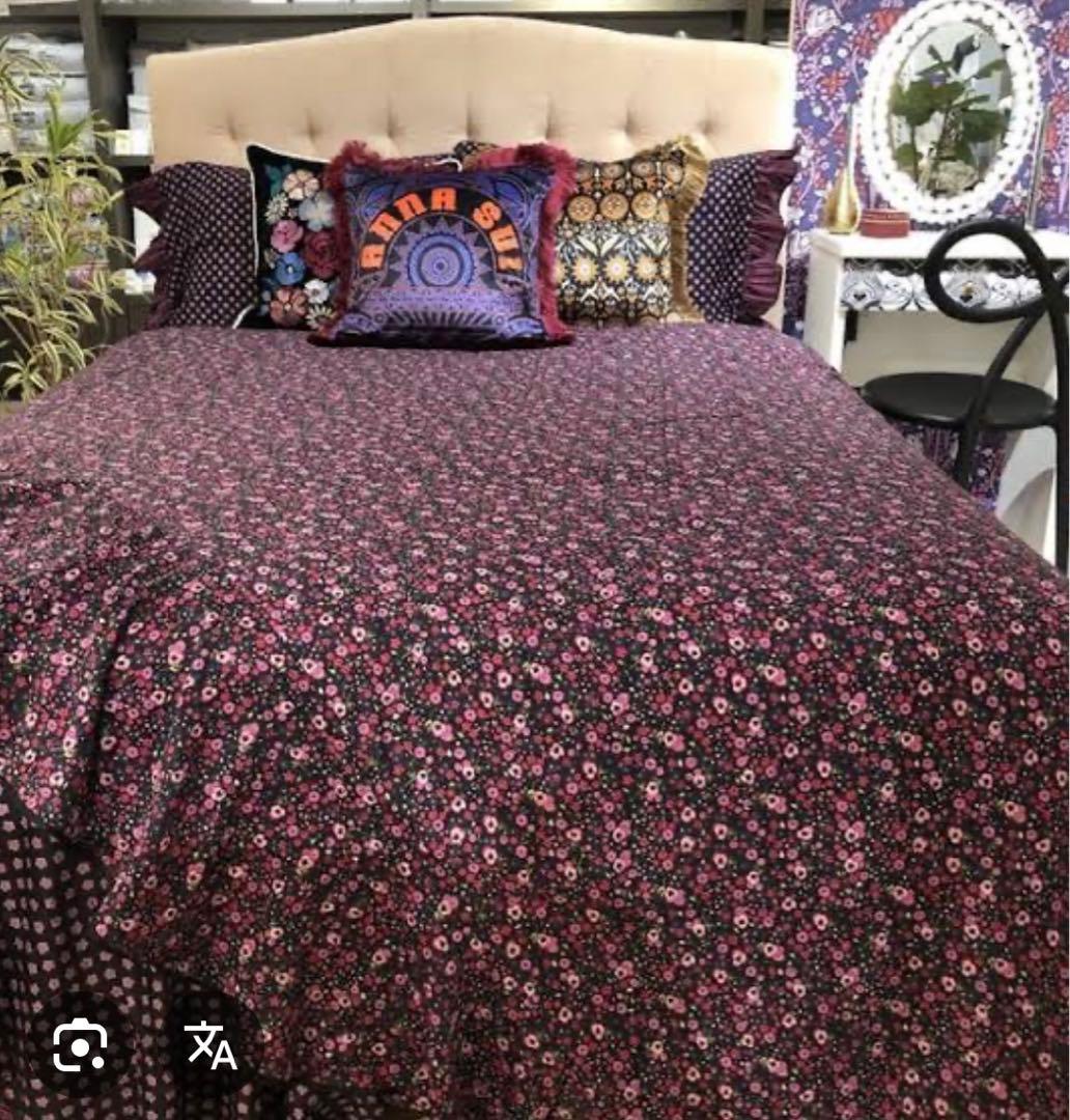 ANNA SUI × フランフラン 新品未開封　シングルかけ布団カバー 枕カバー