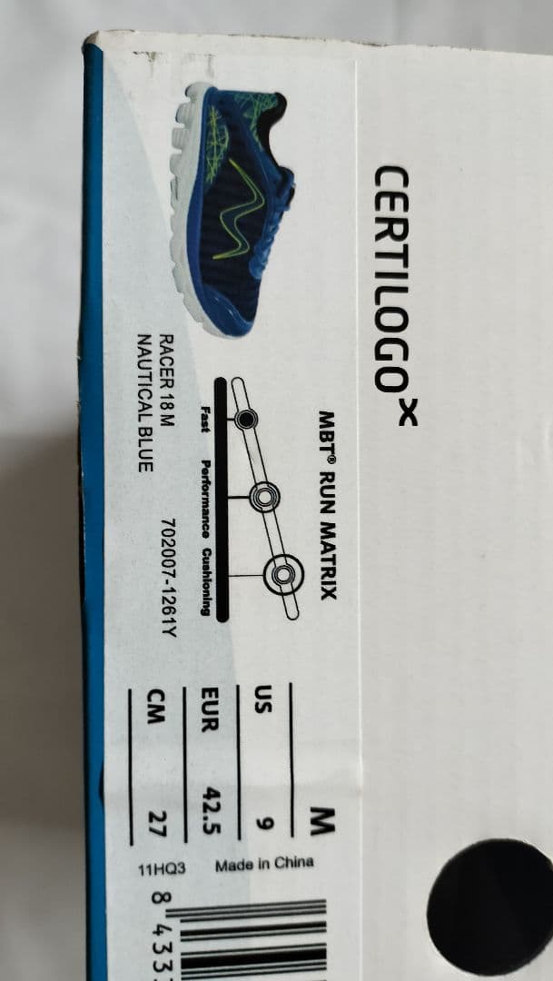 未使用　MBT ランニングシューズ RACER 18M　27cm　姿勢補正