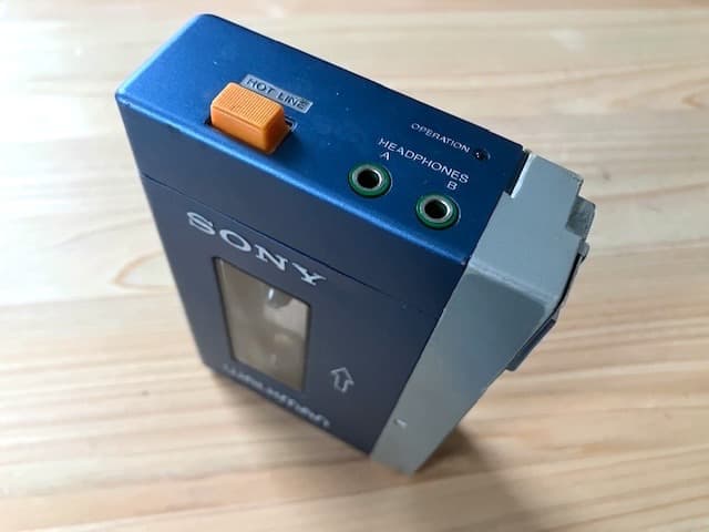 唯斗 高音質 整備済完全動作品 SONY TPS-L2 新品ヘッドホン付き