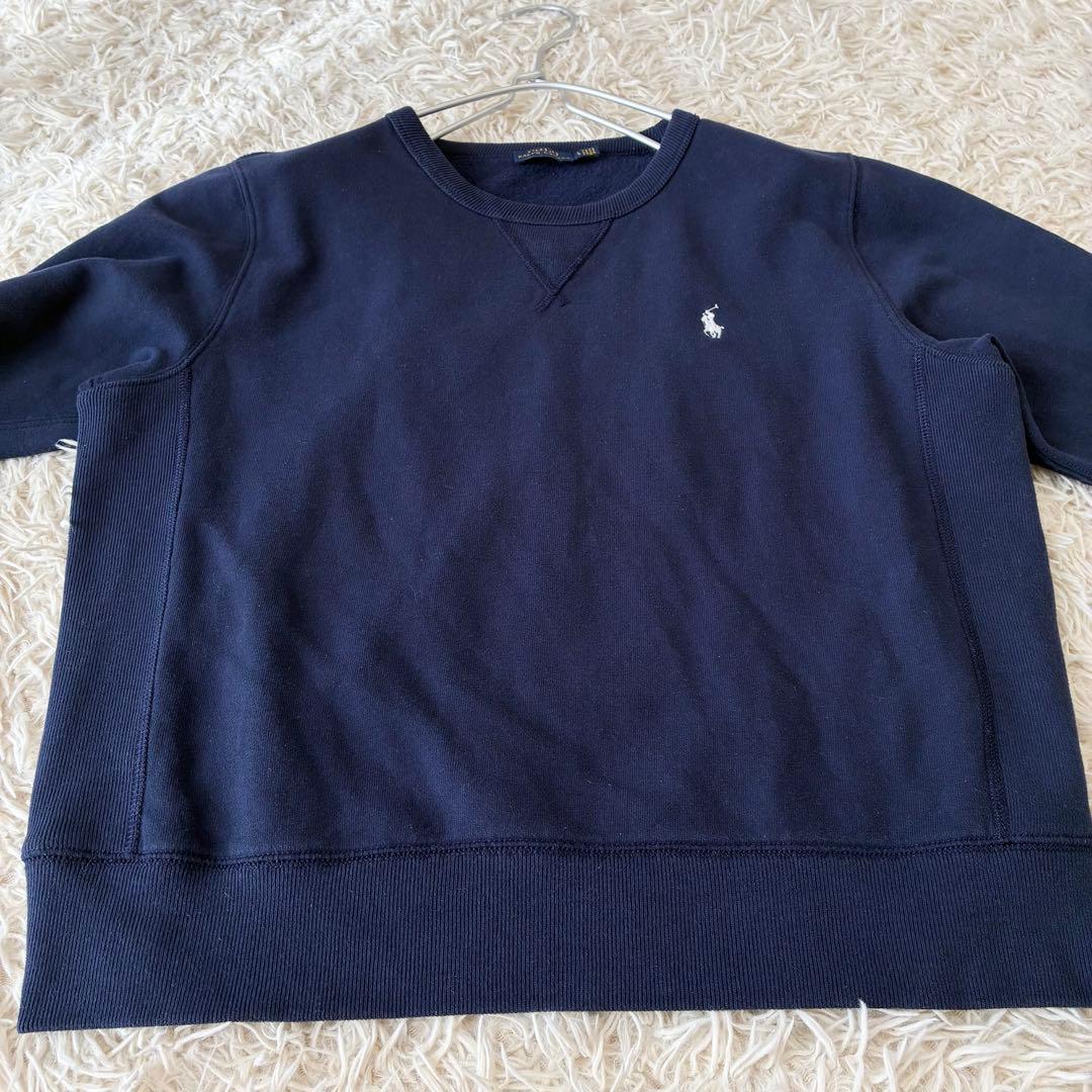 ポロラルフローレン 裏起毛スウェット ネイビー ポニー刺繍L