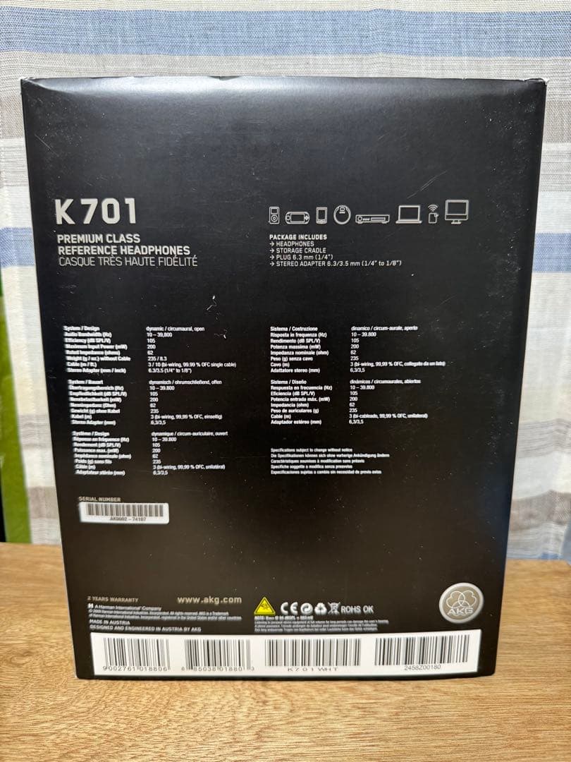 AKG K701 端子4.4mm化