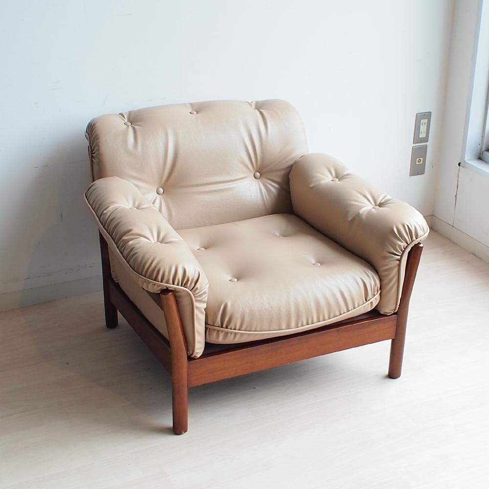 70's オールドマルニ 「Madison」 1人掛けソファ ビンテージ レトロ
