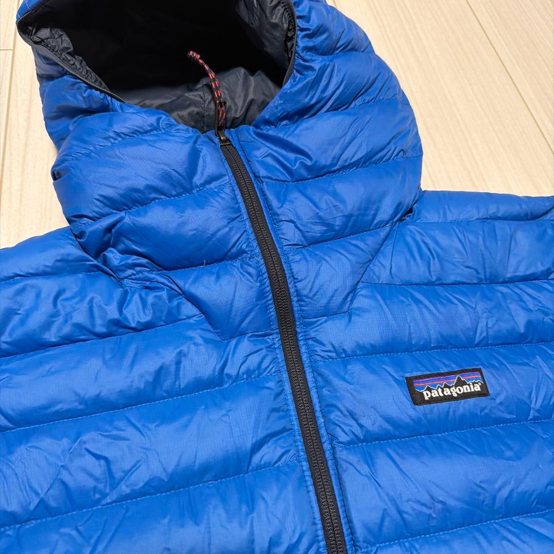Patagonia　ダウンセーターフーディ　ブルー　M
