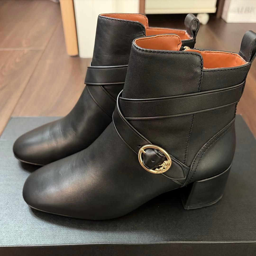 【最終値下げ】COACH ブラック アンクルブーツ