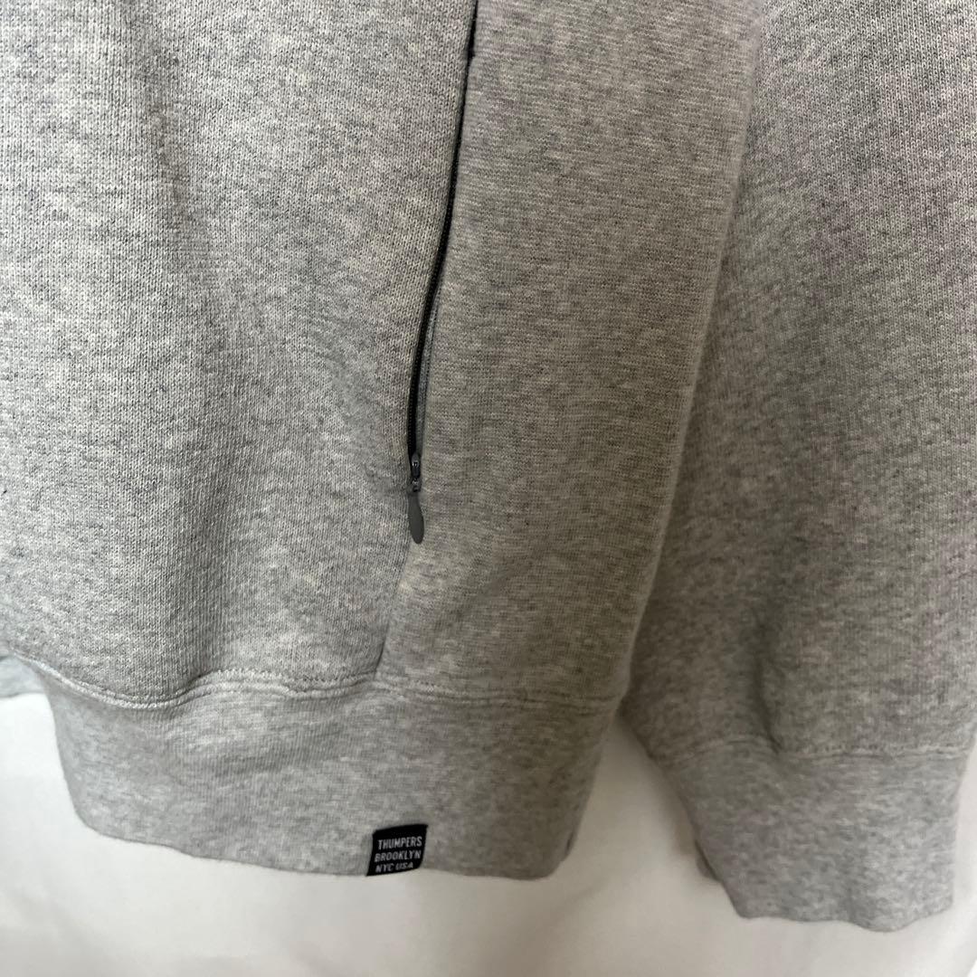 新品 THUMPERS BROOKLYN NYC サイドポケット付スウェットXL