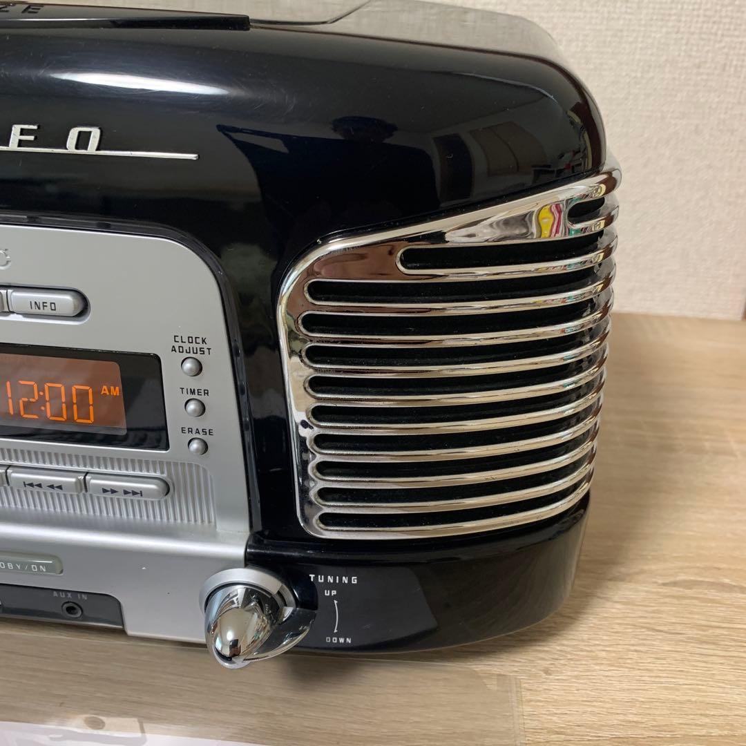 希少 TEAK レトロ CDラジオプレーヤー(本体美品ですが、、、 CD不可)