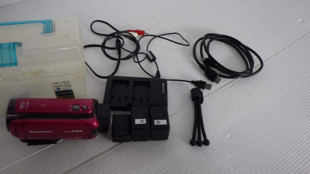 送料無料669/Panasonic HC-W570Mピンク ビデオカメラ セット