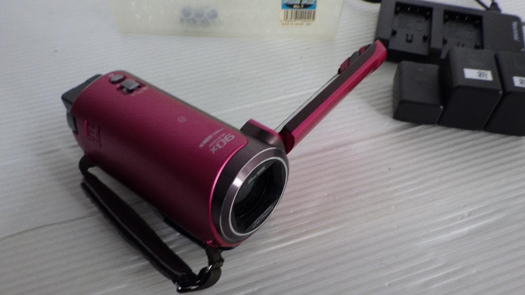 送料無料669/Panasonic HC-W570Mピンク ビデオカメラ セット