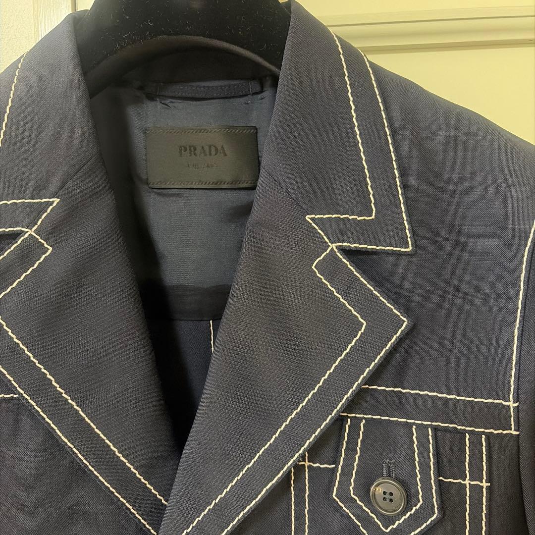 PRADA 15SS ステッチ　ジャケット