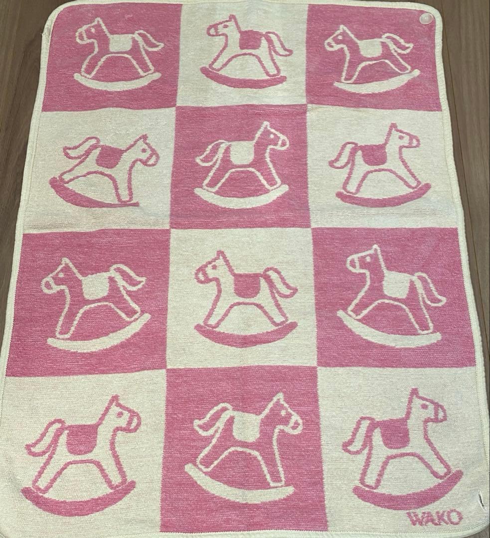 〈和光限定品〉クリッパン ミニブランケット2枚　ブルー　ピンク