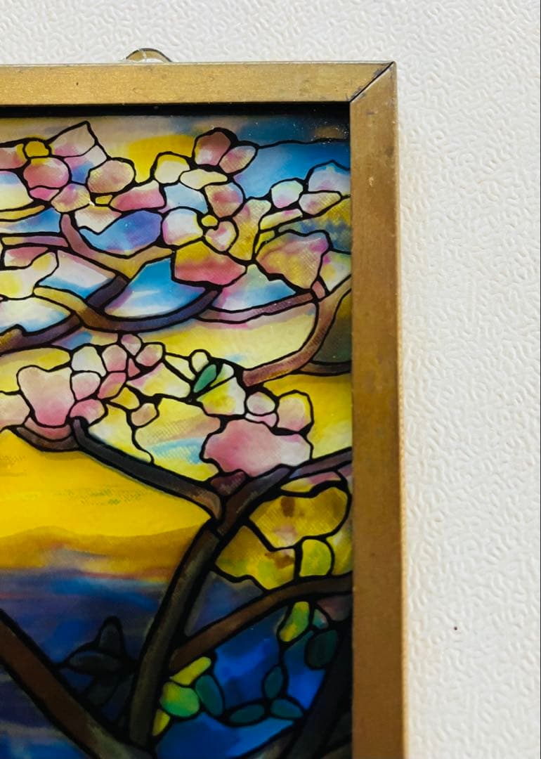 ルイス・C・ティファニー ステンドグラス 【マグノリア&アイリス】